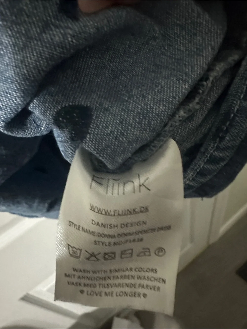 Fliink Denim Heart jumper